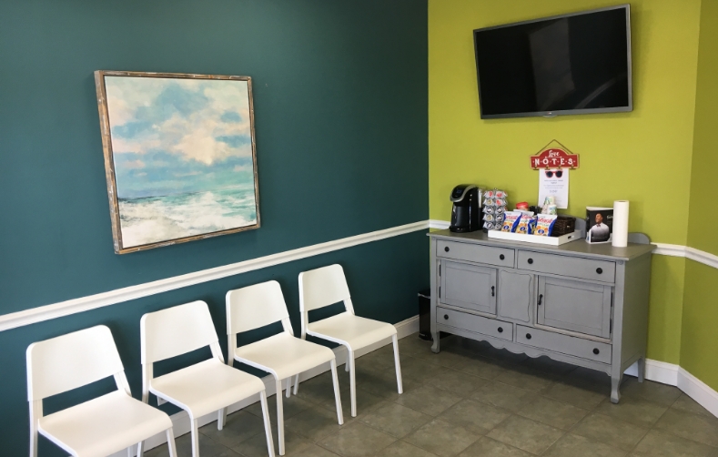 Waiting room in Saint Peters dental office