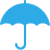 Animated umbrella icon