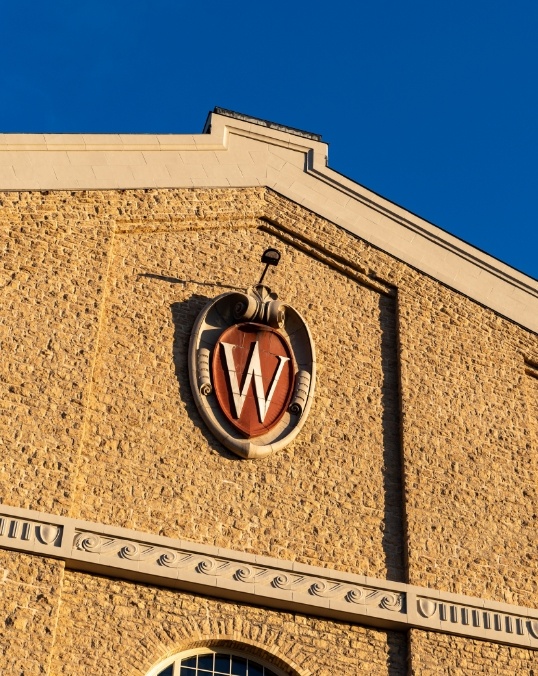 Exterior of building at the University of Wisconsin Green Bay