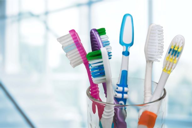 Different types of toothbrushes